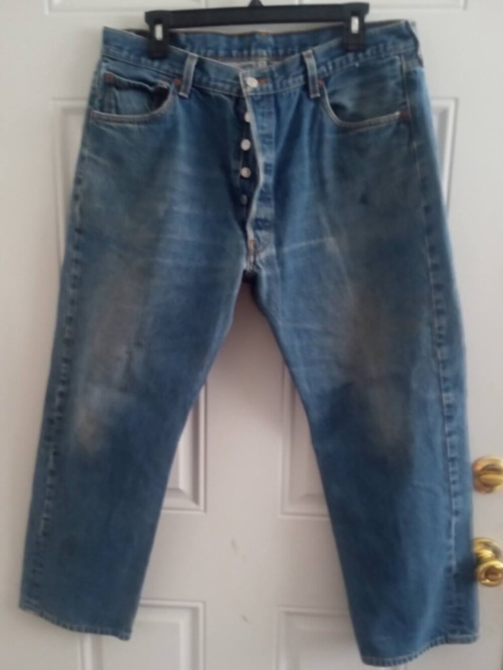 Original 501 Levis Well Faded Men's size 38X30